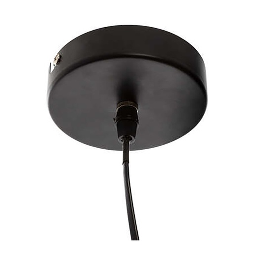 [000015177] LAMPARA DE TECHO NEGRA Ø15x19cm E14 BOMBILLA NO INCLUIDA