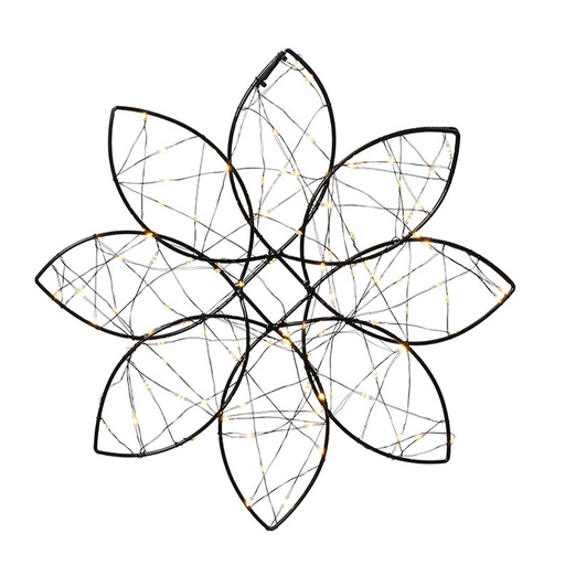 [000015185] FIGURA FLOR 100 LEDS CON MALLA PARA EXTERIOR Ø38cm. 496506