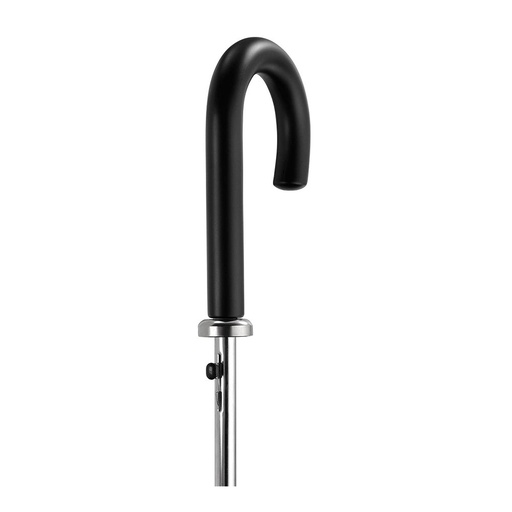 [000015387] PARAGUAS AUTOMÁTICO GOLF 8 VARILLAS Ø75cm PUÑO CURVO NEGRO CLIMA