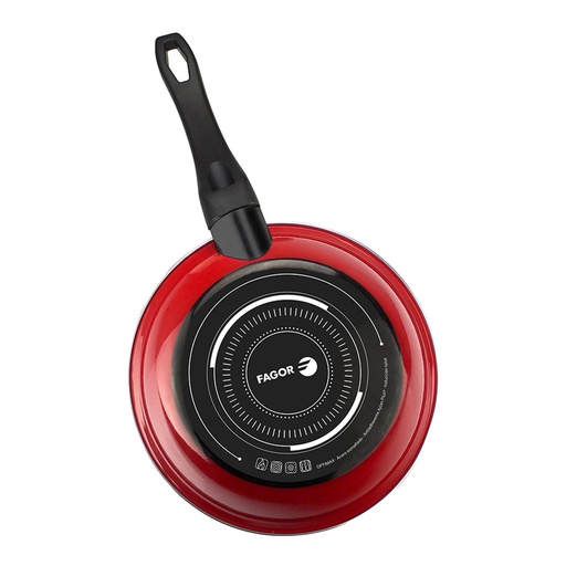 [000015419] SARTEN OPTIMAX Ø18cm ROJA ACERO AISI 430 FAGOR