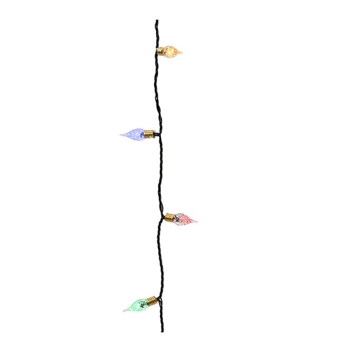 [000015585] GUIRNALDA LED VINTAGE MULTICOLOR CON 8 FUNCIONES EFECTO CENTELLEANTE PARA INTERIOR 1119cm 493271