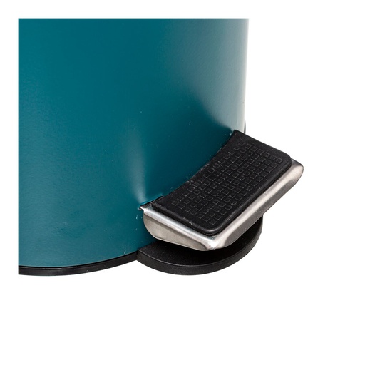 [000015597] CUBO DE BASURA DE BAÑO VERDE PETROL 3L COLECCIÓN 'COLORS'