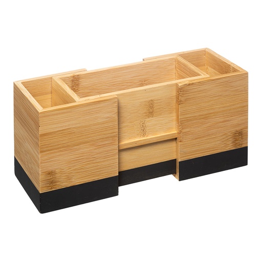 [000015608] ORGANIZADOR DE COCINA 18X12X10CM COLECCIÓN 'NOIR KITCHEN'