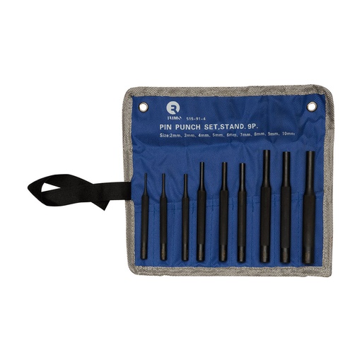 [000015658] JUEGO 9 BOTADORES CILÍNDRICOS ESTRIADOS (2,3,4,5,6,7,8,9,10mm) 515-91-4 IRIMO
