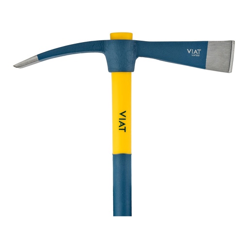 [000016061] ALCOTANA HACHA-PALA CON MANGO DE FIBRA BIMATERIAL PARA GOLPEO Y PICADO DE PAREDES. VT932 VIAT