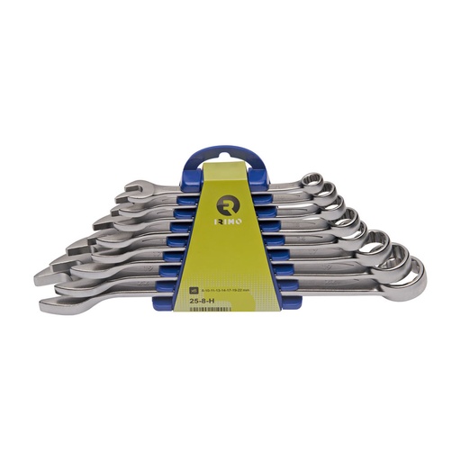[000016373] JUEGO 8 LLAVES COMBINADAS 8-22mm 25-8-H IRIMO