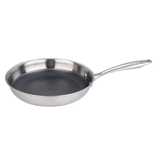 [000016395] SARTEN Ø24x4,7cm DE ACERO INOXIDABLE HI-TECH 3 BGMP-1631 MASTERPRO