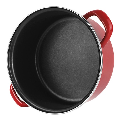 [000016456] TARTERA OPTIMAX Ø24cm ROJA ACERO AISI 430 FAGOR