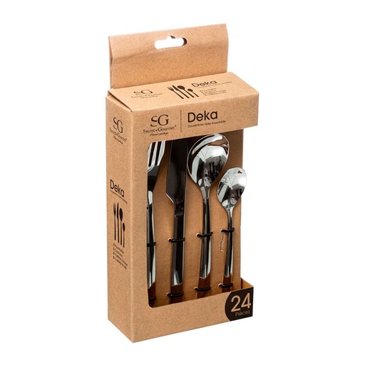 [000016591] CUBERTERIA 24 PIEZAS MODELO DEKA
