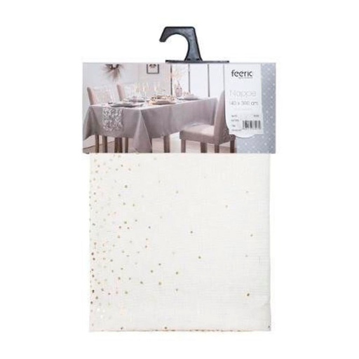 [000016640] MANTEL POLIESTER 360X140CM COLECCIÓN 'HAPPY NEW YEAR'