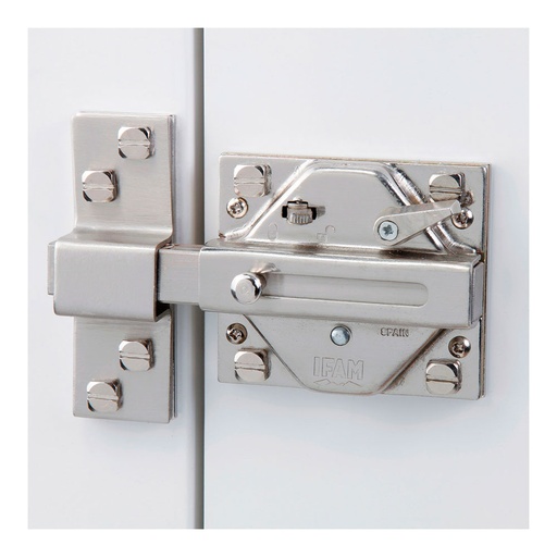 [000016663] CERROJO CS88SC M50. ACABADO CROMO SATINADO. CILINDRO 50mm. CON 5 LLAVES DE SEGURIDAD. IFAM