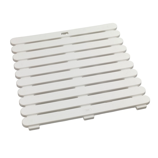 [000016733] TARIMA DE BAÑO IN/OUTDOOR 55x55cm BLANCO 22945100 WENKO