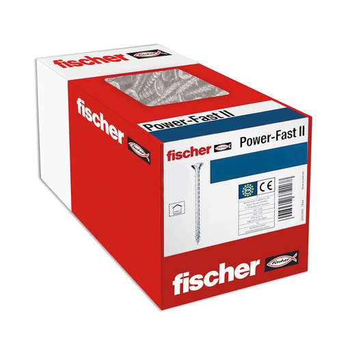 [000016776] CAJA 200 TORNILLOS FPF II CZF 5,0X60 BC 670405 FISCHER