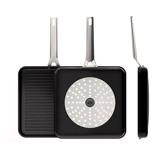 [000017054] GRILL 28x28cm AIRE INDUCCIÓN MANGO 4646/25 VALIRA