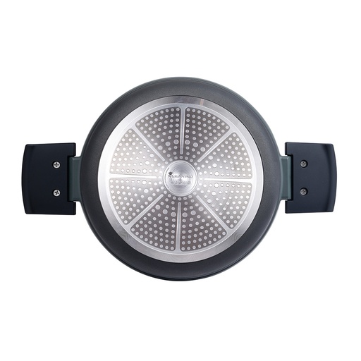 [000017079] CACEROLA Ø20x10cm DE ALUMINIO FUNDIDO CON TAPA GASTRO REECO BGMP-8106 MASTERPRO