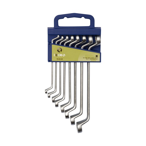 [000017099] JUEGO 8 LLAVES ESTRELLA ACODADAS 6-22mm 15-8-H IRIMO