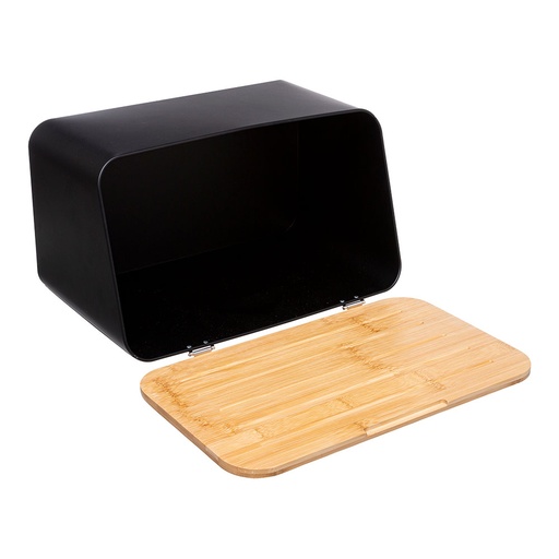 [000017115] PANERA CON TABLA DE CORTE BAMBÚ COL.'NOIR KITCHEN'