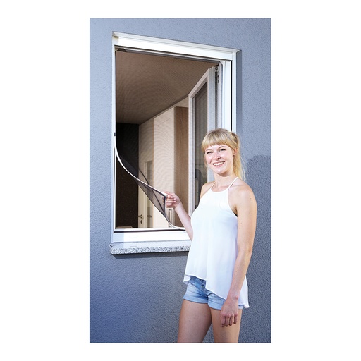 [000017117] MOSQUITERA CON MARCO MAGNETICO BLANCO 120x120cm