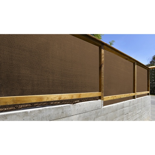 [000017194] MALLA DE OCULTACION PREMIUM MARRÓN 1x5m FUN&GO