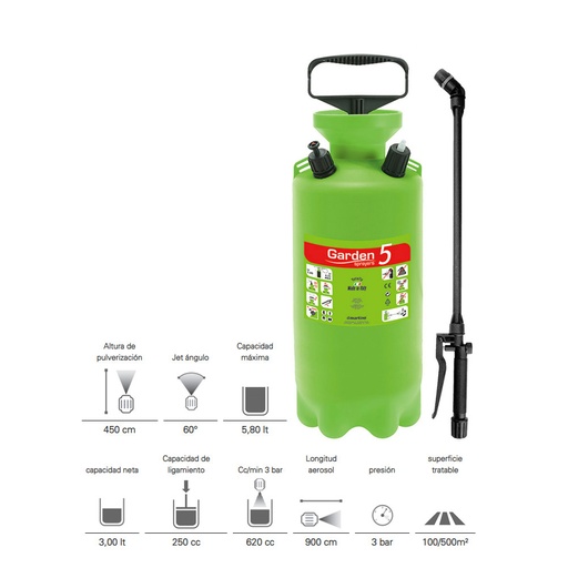 [000017247] VAPORIZADOR - PULVERIZADOR 5 L DIMARTINO