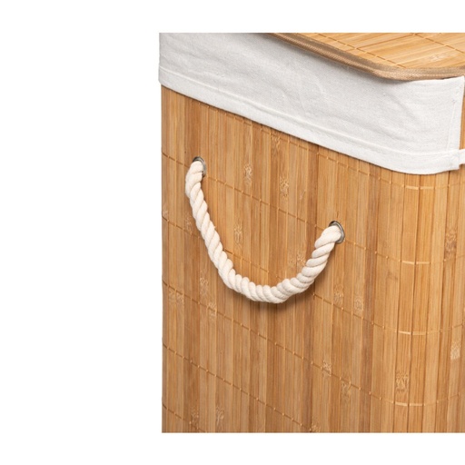[000017285] CESTA PARA ROPA DE BAMBÚ 50x41,5x30cm