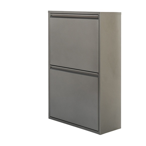 [000017493] ARMARIO METALICO RECICLAJE 4 CAJONES GRIS 92x60x25cm