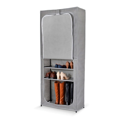 [000017634] ARMARIO ZAPATERO DOBLE CON FUNDA 160x68x30cm JOBGAR