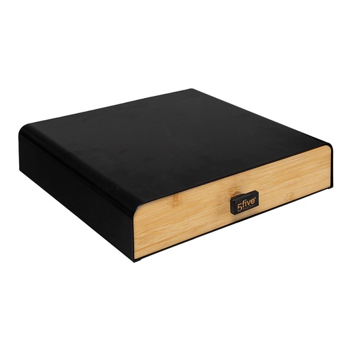 [000017773] CAJA ALMACENAMIENTO TODO TIPO CAPSULAS COL.'NOIR KITCHEN'