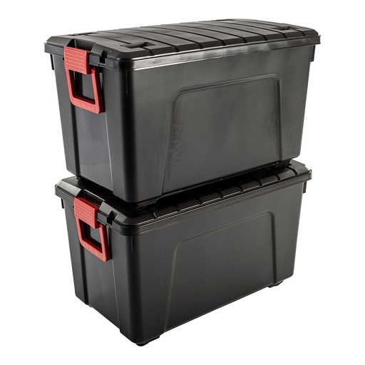 [000017920] CAJA PONGOTODO 'EXPLORER BOX' 110L CON ASA Y RUEDAS. 44,5x75x44,5cm