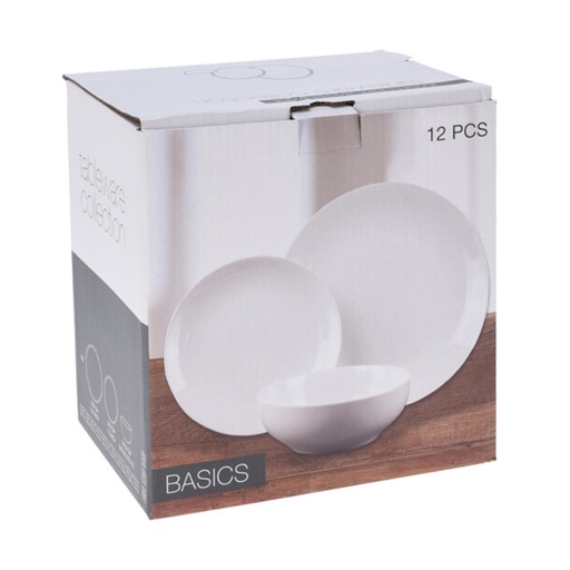 [000018232] SERVICIO DE MESA DE 12 PIEZAS PLATOS+CUENCOS