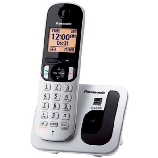 [000018621] PANASONIC WIRELESS TELEPHONE KX-TGC210SPS SILVER