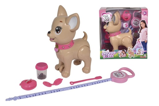 [000019646] Perro Chi Chi Love paseo Po-Po ¡dale de comer y pasealo hasta que haga Popo! 31x19x30 cm