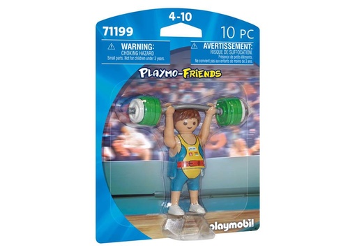 [000019868] Figura Levantador de Pesas Playmobil Friends