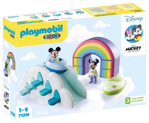 [000019895] Disney Mickey y Minnie Casa en las Nubes Playmobil 1.2.3