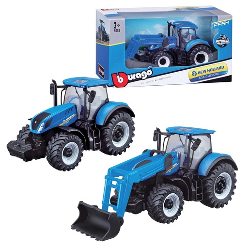 [000019936] Burago Tractores Mod sdos escala 1:50 Exp 12 piezas. - Modelos surtidos