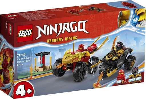 [000020254] Batalla en Coche y Moto de Kai y Ras Lego Ninjago