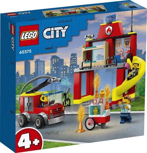 [000020277] Parque de Bomberos y Camión de Bomberos Lego City