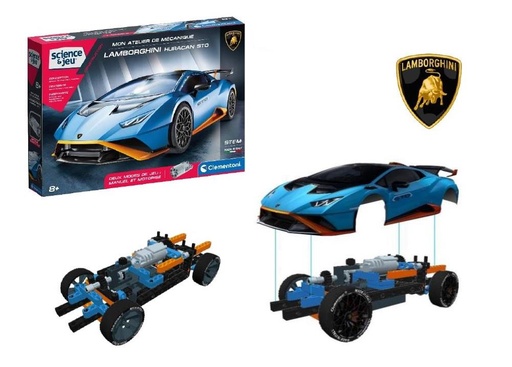 [000020495] Juego Kit De Construcción Lamborghini Huracán Sto. Mechanics. Ciencia Y Juego.Construye El Modelo Realista Del Coche. 45,1X31,1X7Cm
