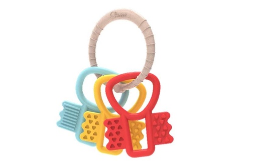 [000020566] Sonajero llavero dentición ECO+. Fácil de agarrar y agitar.
