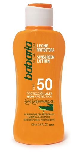 [000020579] Leche Protectora Solar Babaria Aloe F-50 100 ml