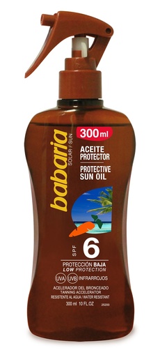 [000020582] Aceite Protector Solar Babaria Zanahoria  Pistola  F-6 300 ml