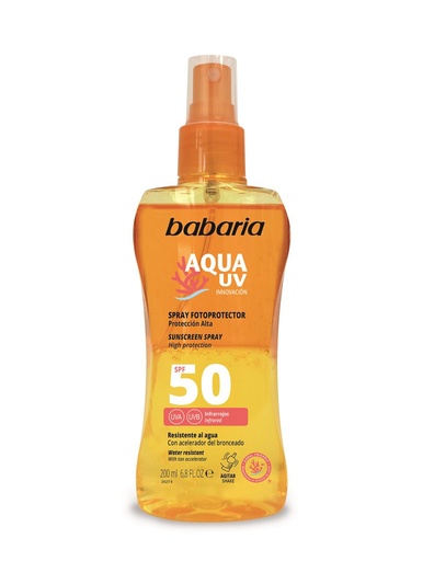 [000020587] Spray Aqua Bifásica Babaria f-50 Uv 200ml