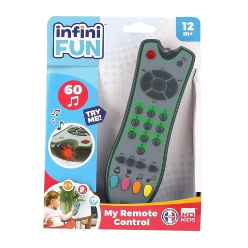 [000020816] Mando A Distancia Infinifun.Con  4 modos de juego luces y sonidos.24 teclas. 3 idiomas (Frances, Ingles y Español)