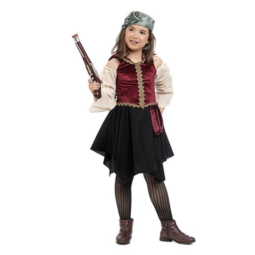 [000021074] Disfraz Infantil Pirata Bucanera Mary - Talla 5 (9-11 Años)