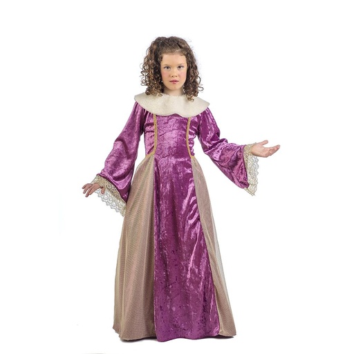 [000021230] Disfraz Infantil Medieval Leonor (S) - Talla 6 (11-13 Años)
