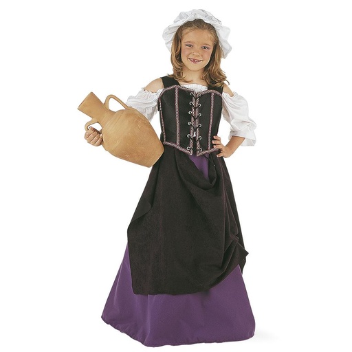 [000021318] Disfraz Infantil Tabernera Medieval (R) - Talla 4 (7-9 Años)