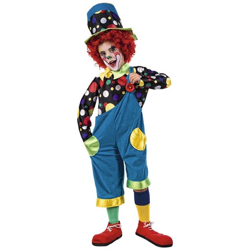 [000021340] Disfraz Infantil Payaso Lunares - Talla 6 (11-13 Años)