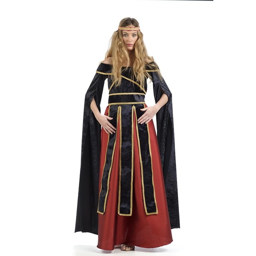[000021384] Disfraz Adulto Medieval Elvira (R) - Talla L