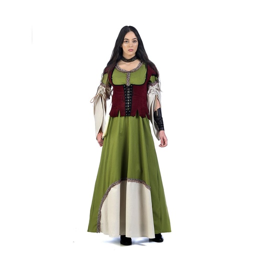 [000021433] Disfraz Adulto Medieval Beatrice - Talla L
