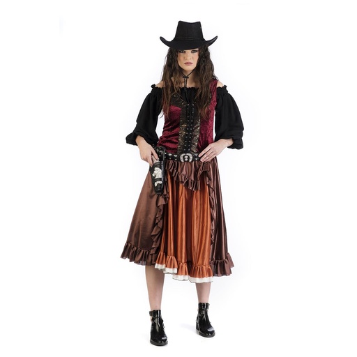 [000021445] Disfraz Adulto Vaquera Cowgirl Jessie - Talla M